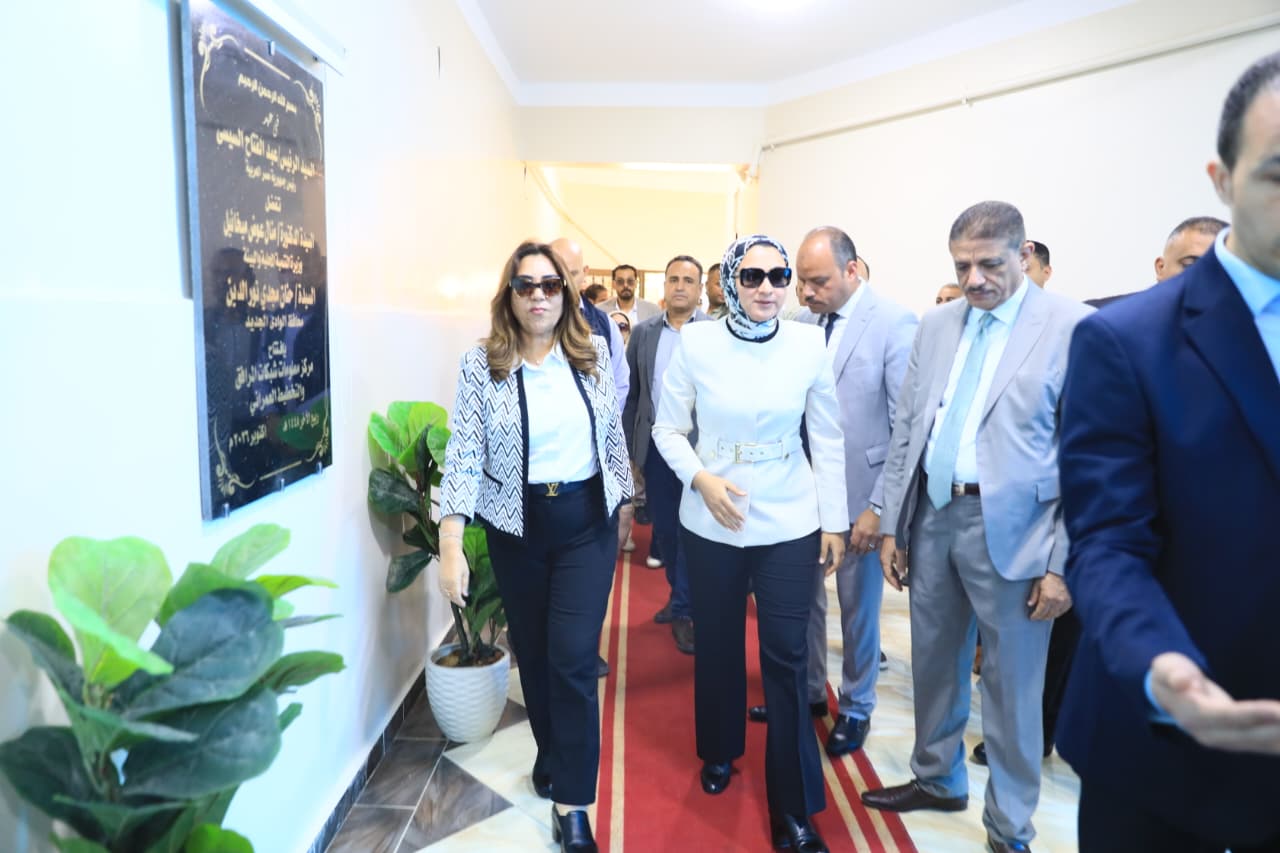 افتتاح مركز معلومات شبكات المرافق والتخطيط العمراني بالخارجة افتتاح مركز معلومات شبكات المرافق والتخطيط العمراني بالخارجة
