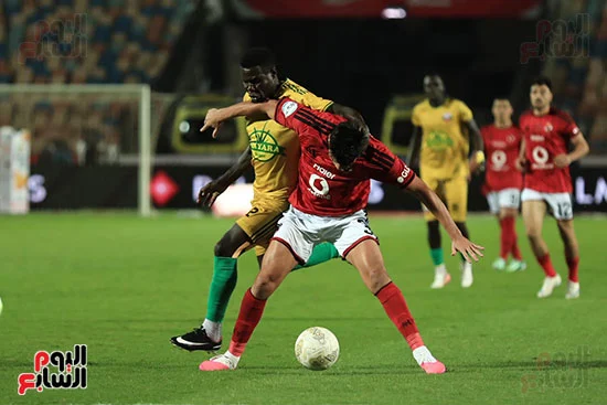 جانب من المباراة جانب من المباراة