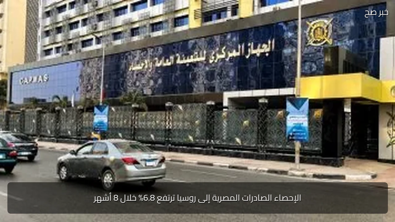 الإحصاء الصادرات المصرية إلى روسيا ترتفع 6.8% خلال 8 أشهر