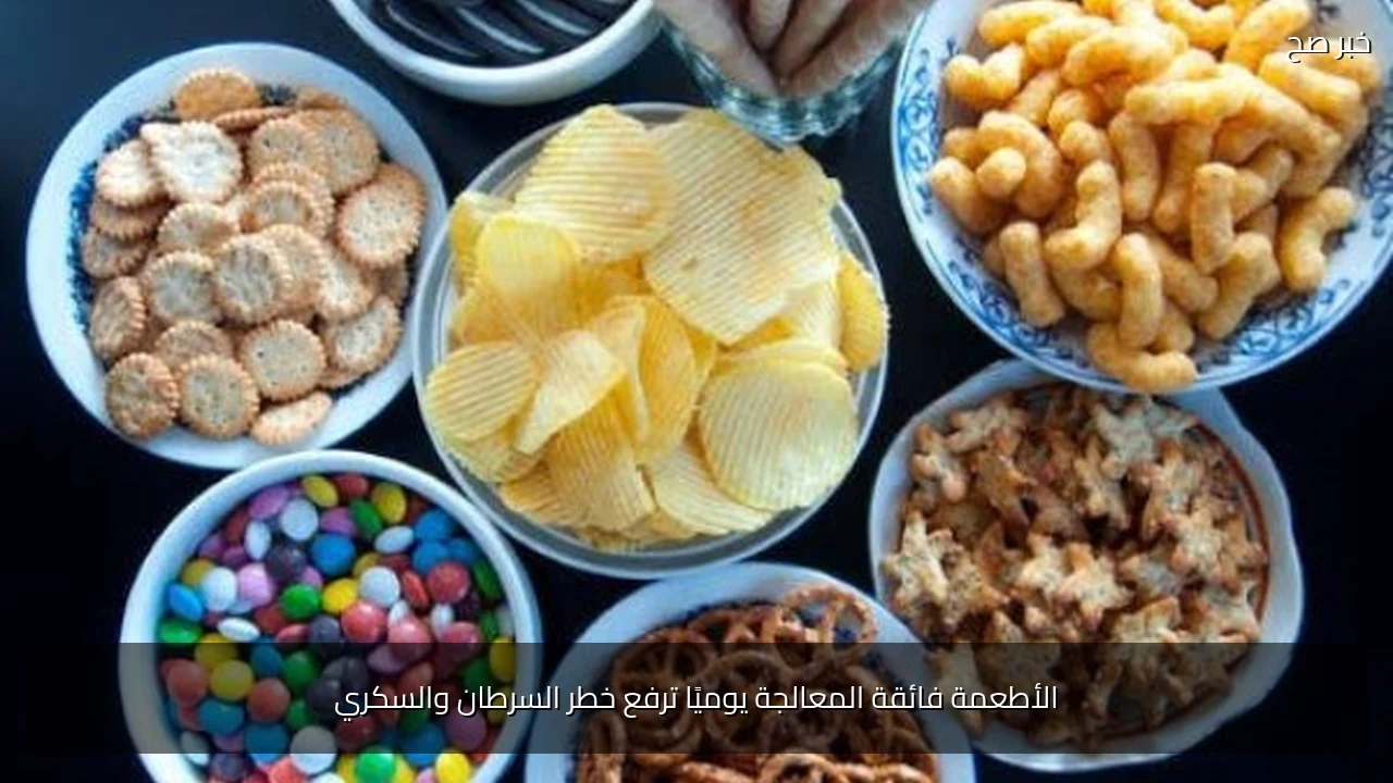 الأطعمة فائقة المعالجة يوميًا ترفع خطر السرطان والسكري