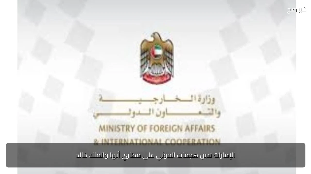 الإمارات تدين هجمات الحوثي على مطاري أبها والملك خالد