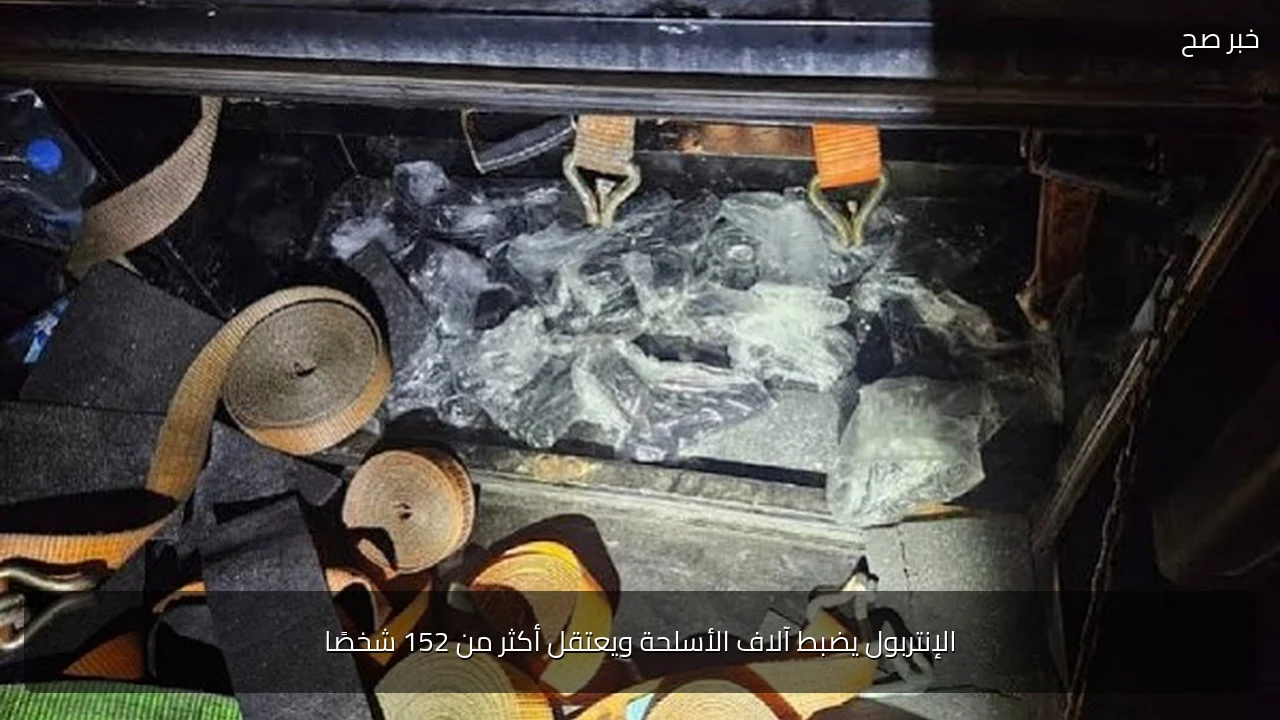 الإنتربول يضبط آلاف الأسلحة ويعتقل أكثر من 152 شخصًا