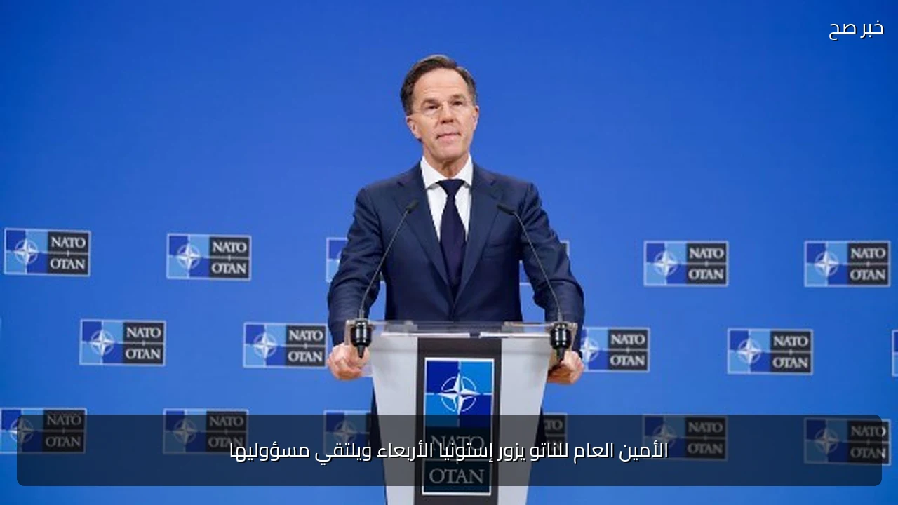 الأمين العام للناتو يزور إستونيا الأربعاء ويلتقي مسؤوليها