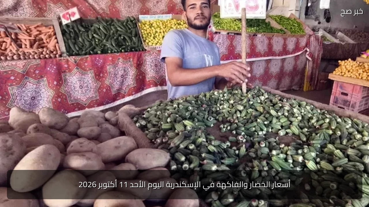 أسعار الخضار والفاكهة في الإسكندرية اليوم الأحد 11 أكتوبر 2026