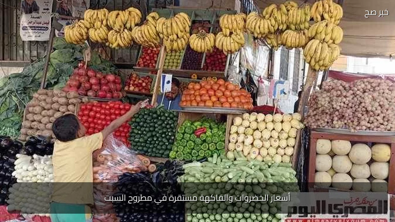 أسعار الخضروات والفاكهة مستقرة في مطروح السبت