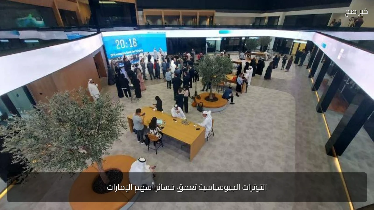 التوترات الجيوسياسية تعمق خسائر أسهم الإمارات