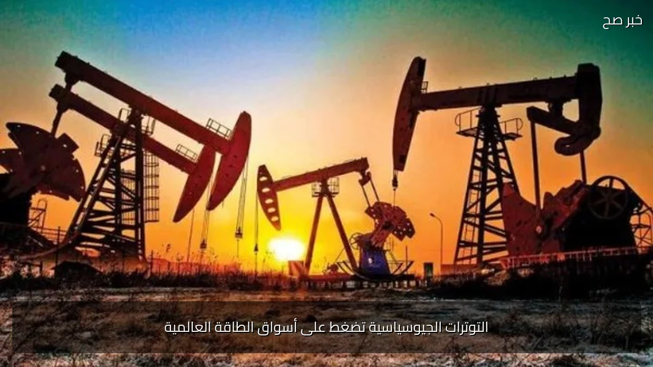 التوترات الجيوسياسية تضغط على أسواق الطاقة العالمية