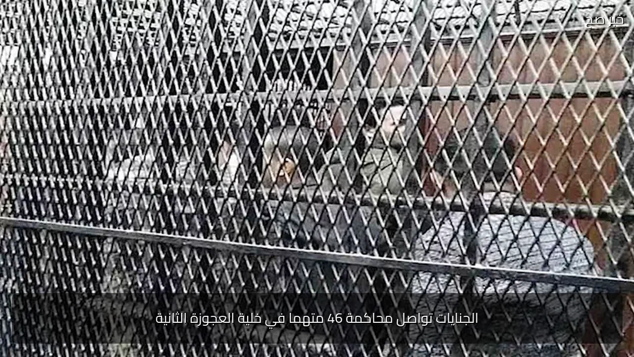 الجنايات تواصل محاكمة 46 متهما في خلية العجوزة الثانية