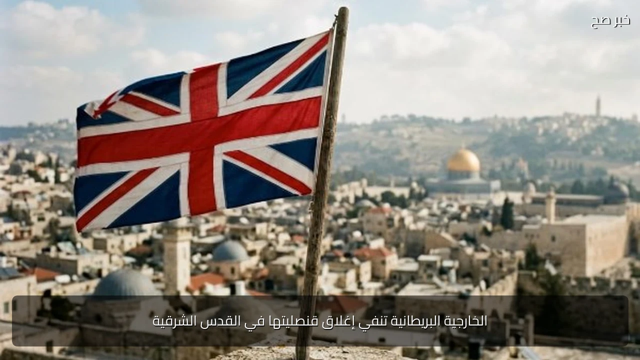 الخارجية البريطانية تنفي إغلاق قنصليتها في القدس الشرقية