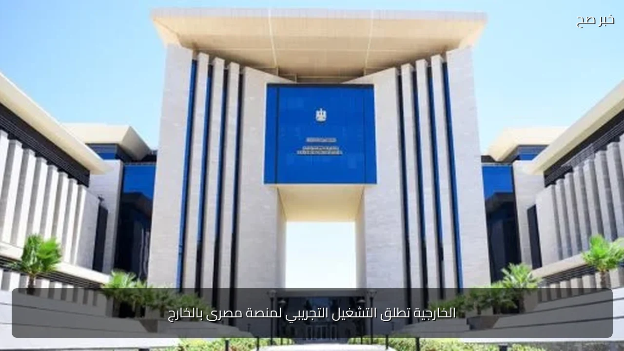 الخارجية تطلق التشغيل التجريبي لمنصة مصرى بالخارج