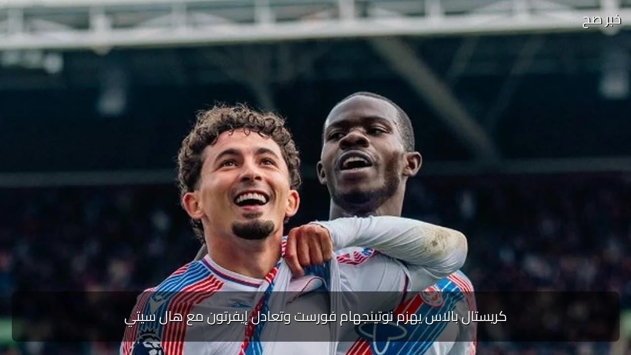 كريستال بالاس يهزم نوتينجهام فورست وتعادل إيفرتون مع هال سيتي