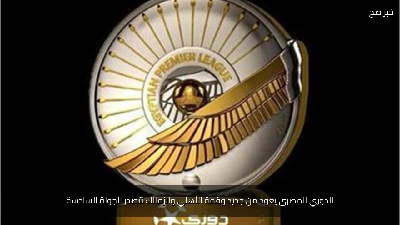 الدوري المصري يعود من جديد وقمة الأهلي والزمالك تتصدر الجولة السادسة