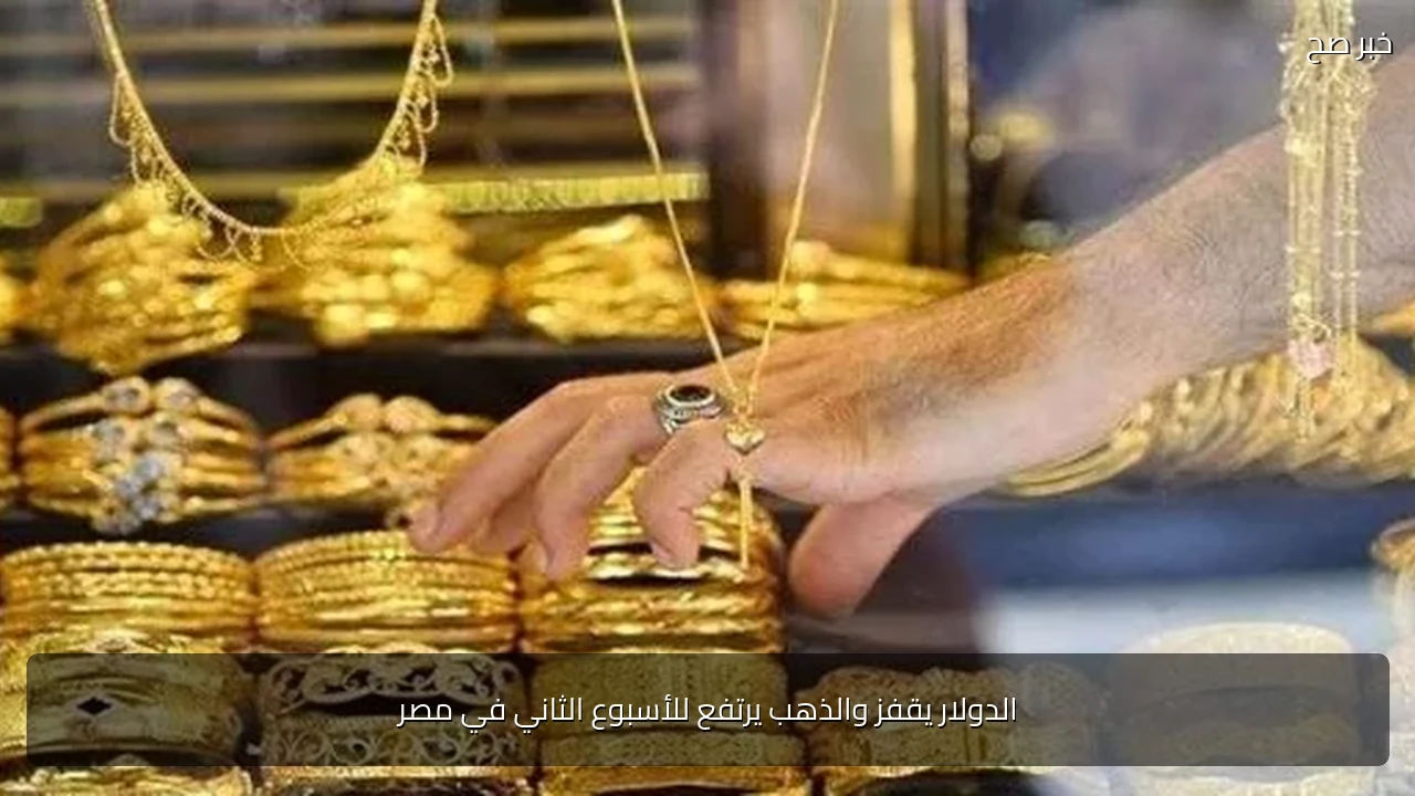 الدولار يقفز والذهب يرتفع للأسبوع الثاني في مصر