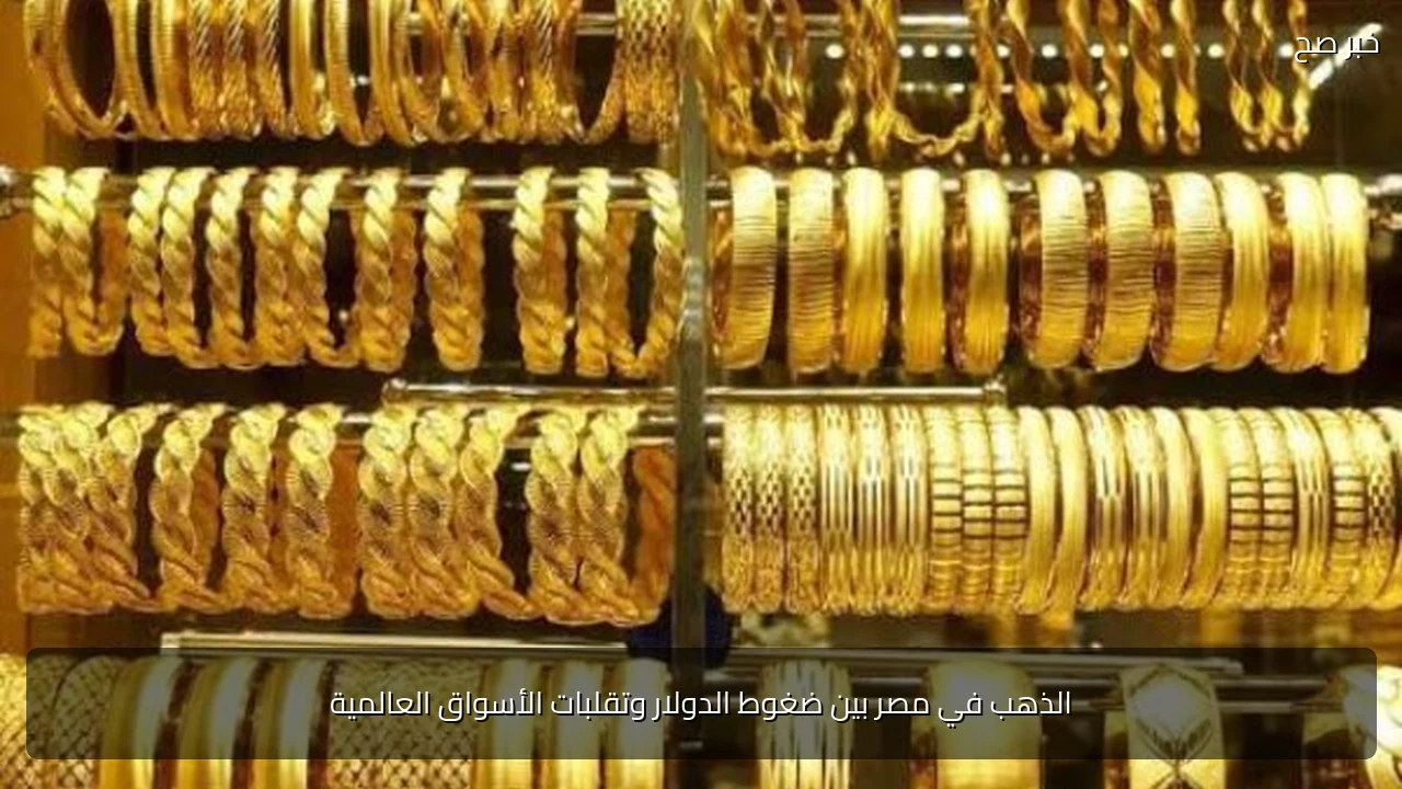 الذهب في مصر بين ضغوط الدولار وتقلبات الأسواق العالمية