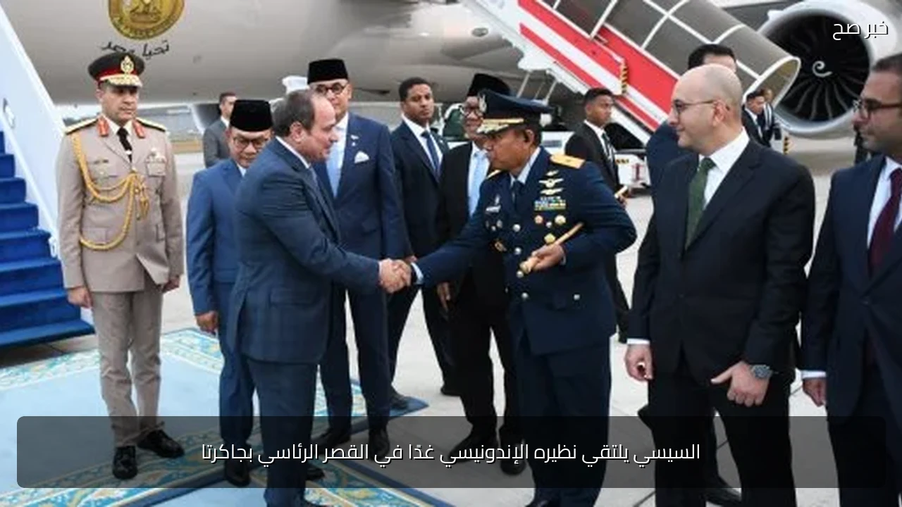 السيسي يلتقي نظيره الإندونيسي غدًا في القصر الرئاسي بجاكرتا