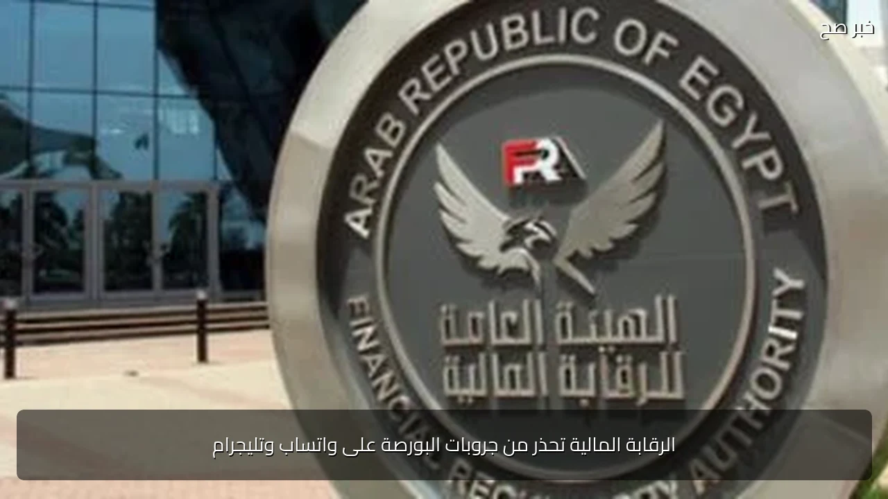 الرقابة المالية تحذر من جروبات البورصة على واتساب وتليجرام