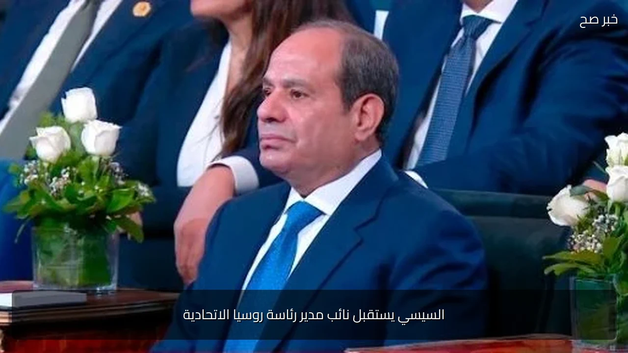 السيسي يستقبل نائب مدير رئاسة روسيا الاتحادية