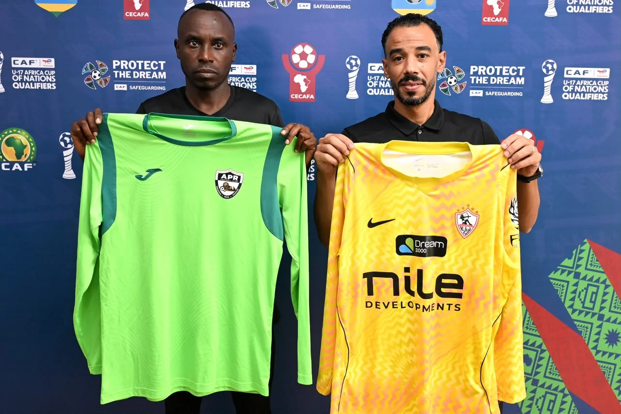 زي حارسي مرمي الزمالك والجيش الرواندي زي حارسي مرمي الزمالك والجيش الرواندي