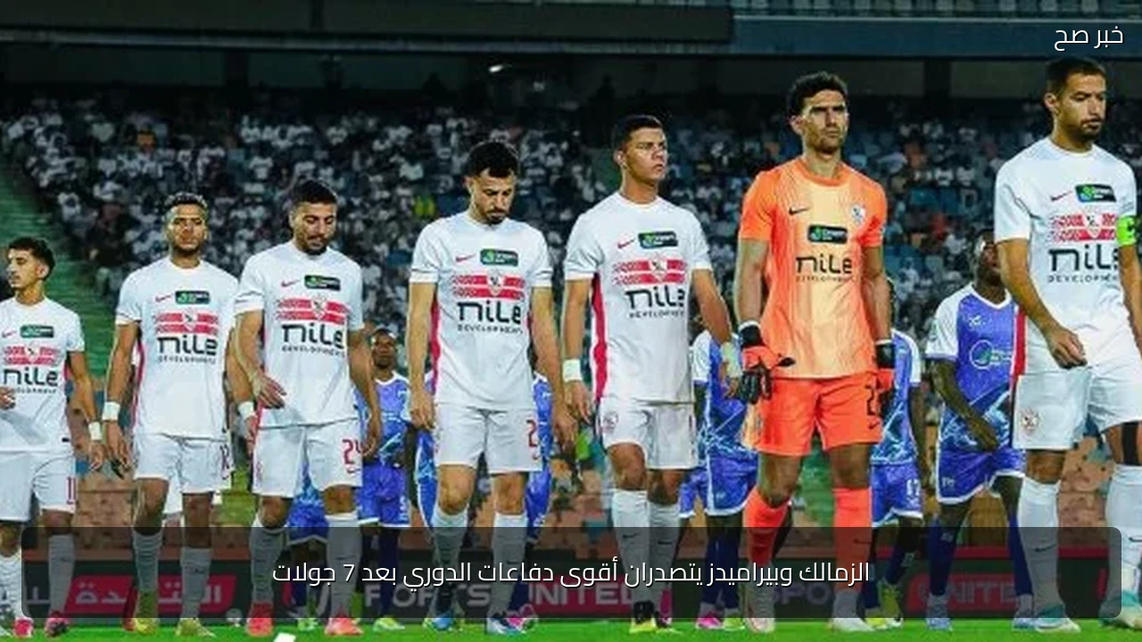 الزمالك وبيراميدز يتصدران أقوى دفاعات الدوري بعد 7 جولات
