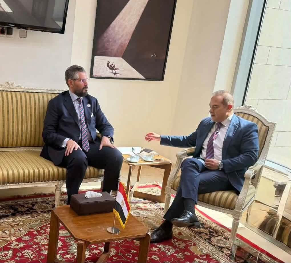 السفير الليبي يبحث مع الخارجية المصرية تسريع خدمات الجالية السفير الليبي يبحث مع الخارجية المصرية تسريع خدمات الجالية