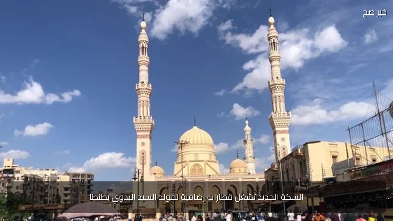 السكة الحديد تشغل قطارات إضافية لمولد السيد البدوي بطنطا