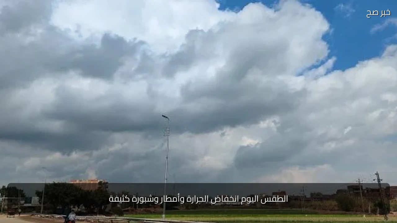 الطقس اليوم انخفاض الحرارة وأمطار وشبورة كثيفة