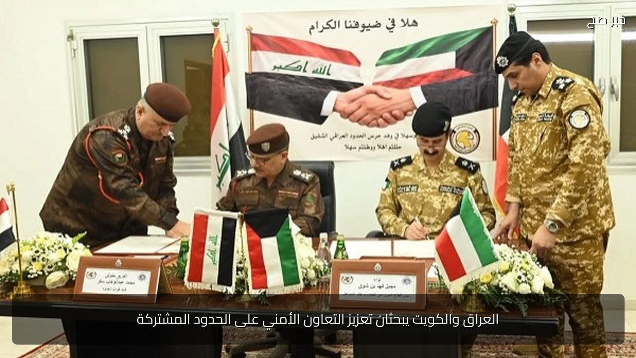 العراق والكويت يبحثان تعزيز التعاون الأمني على الحدود المشتركة