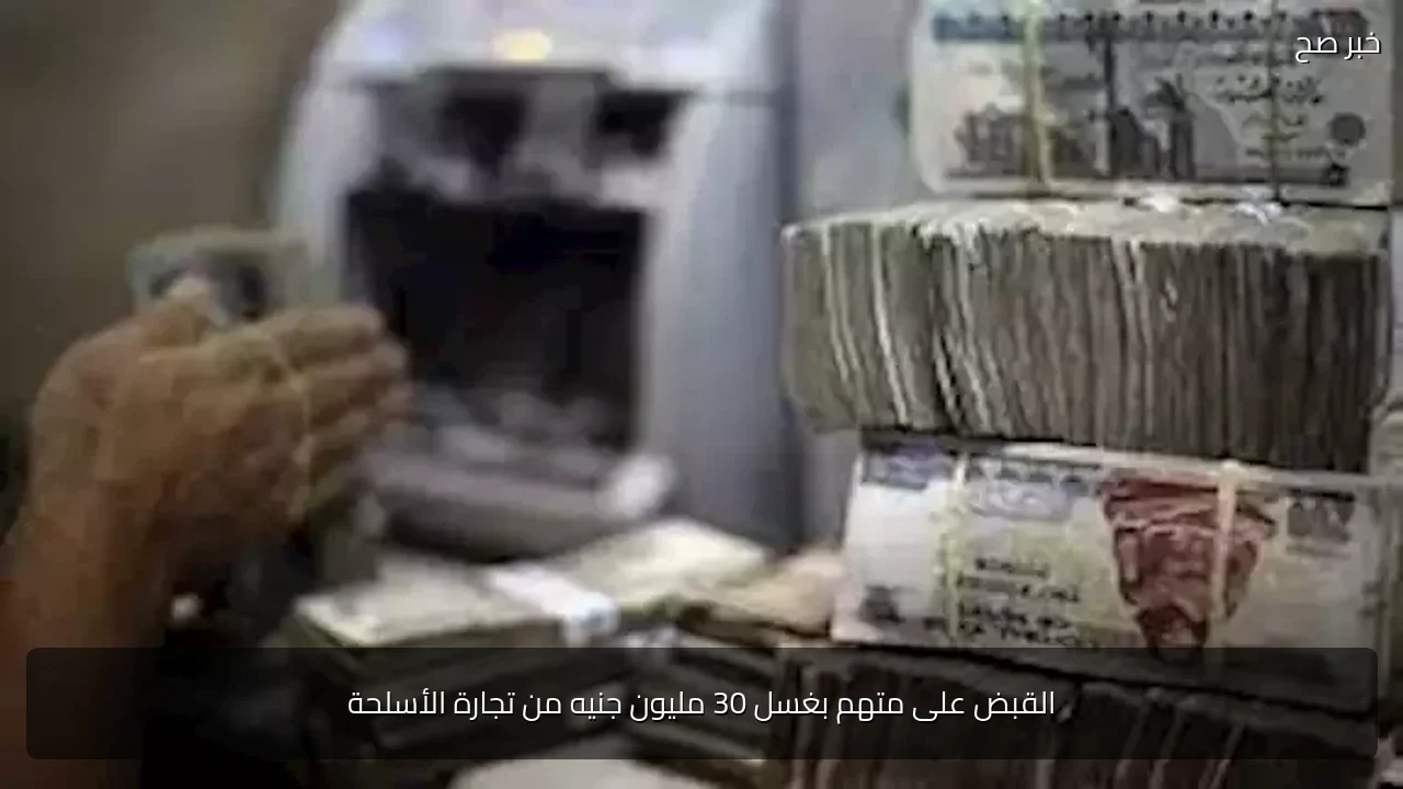 القبض على متهم بغسل 30 مليون جنيه من تجارة الأسلحة