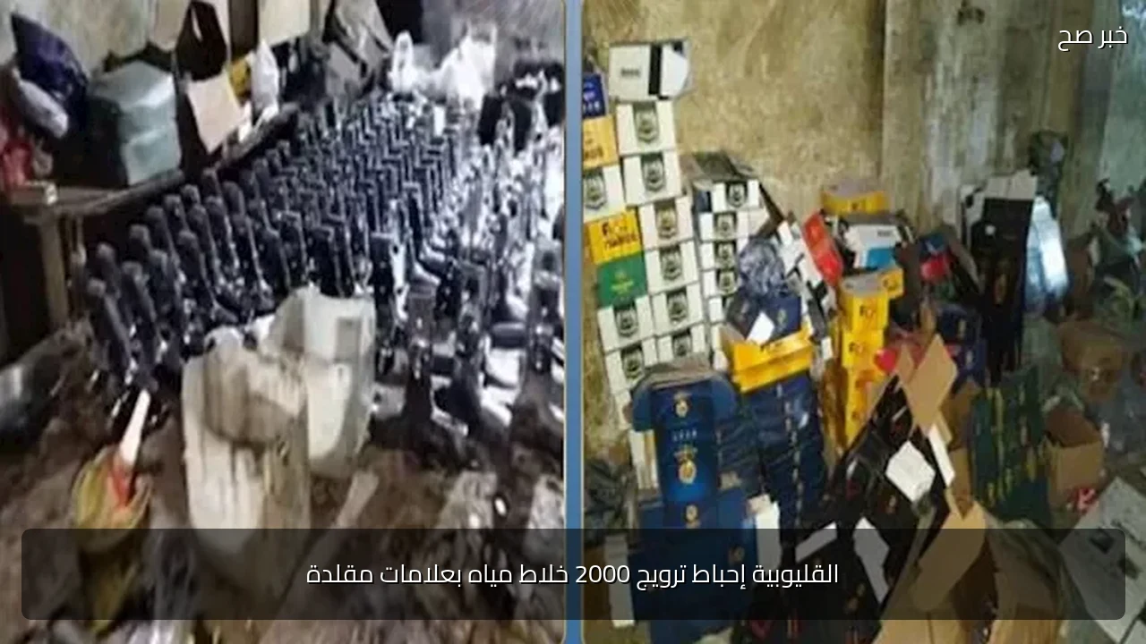 القليوبية إحباط ترويج 2000 خلاط مياه بعلامات مقلدة