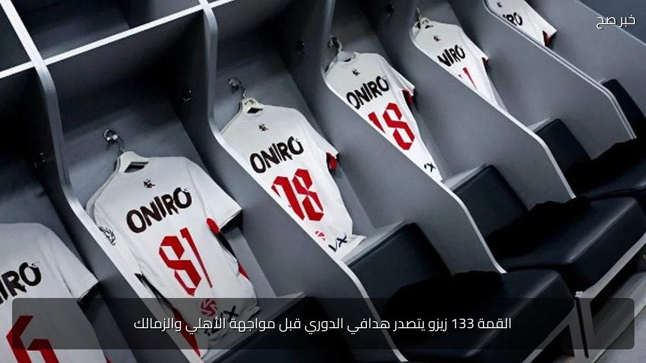 القمة 133 زيزو يتصدر هدافي الدوري قبل مواجهة الأهلي والزمالك