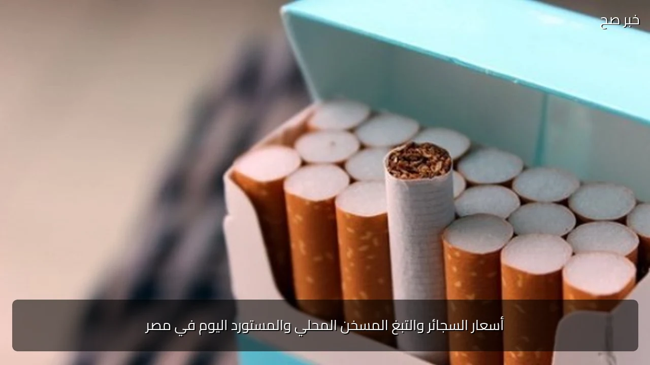 أسعار السجائر والتبغ المسخن المحلي والمستورد اليوم في مصر