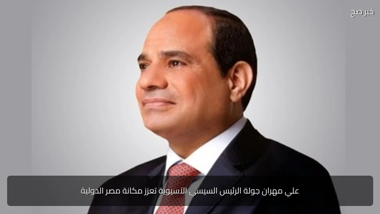 علي مهران جولة الرئيس السيسي الآسيوية تعزز مكانة مصر الدولية