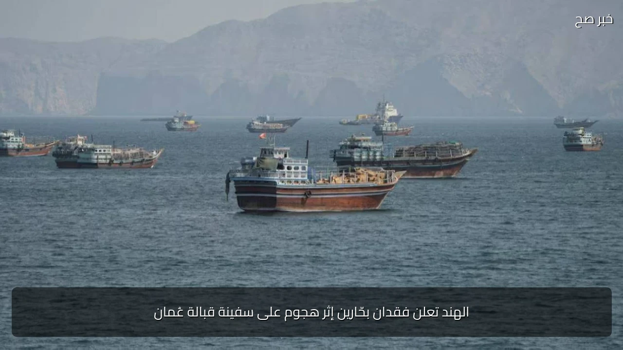 الهند تعلن فقدان بحّارين إثر هجوم على سفينة قبالة عُمان