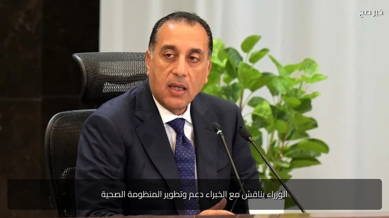 الوزراء يناقش مع الخبراء دعم وتطوير المنظومة الصحية