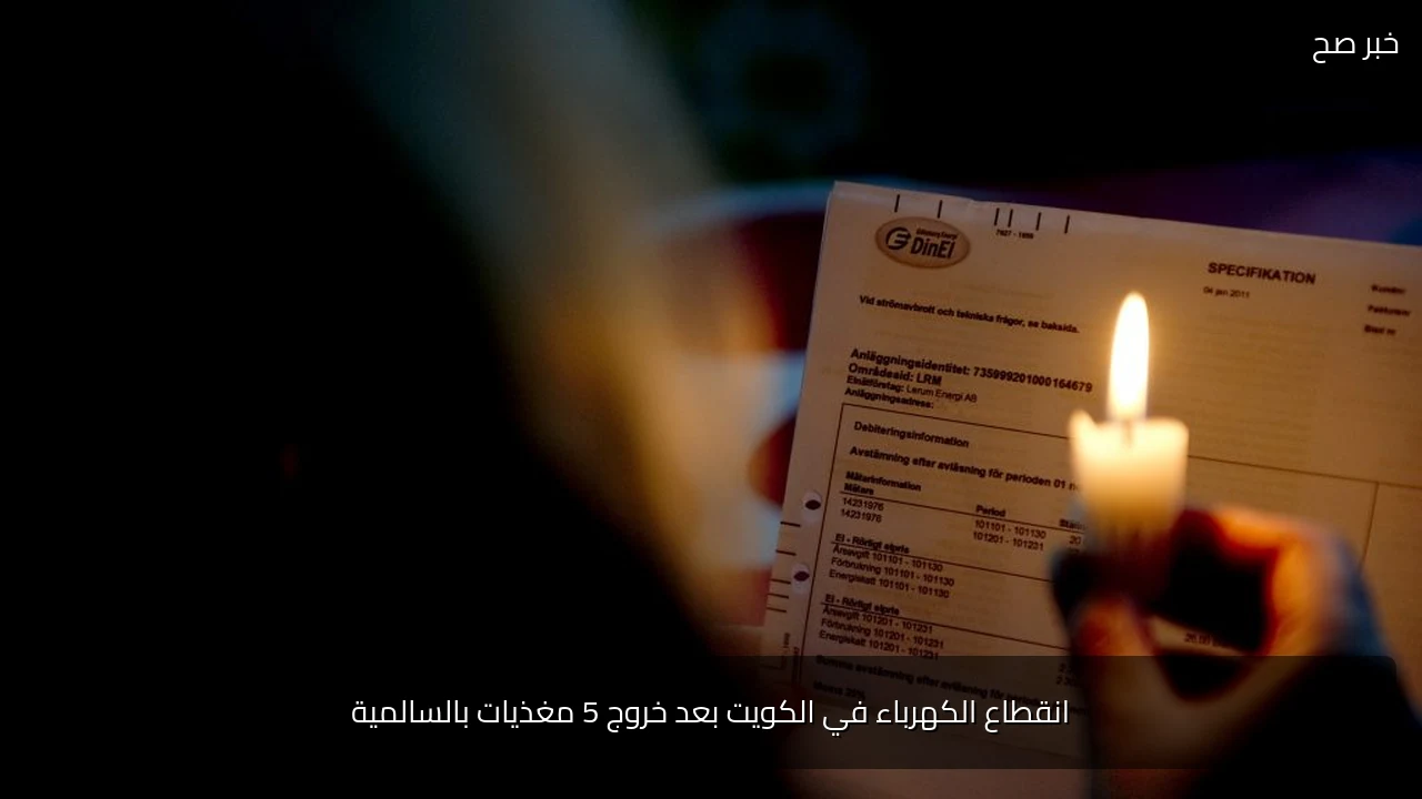 انقطاع الكهرباء في الكويت بعد خروج 5 مغذيات بالسالمية