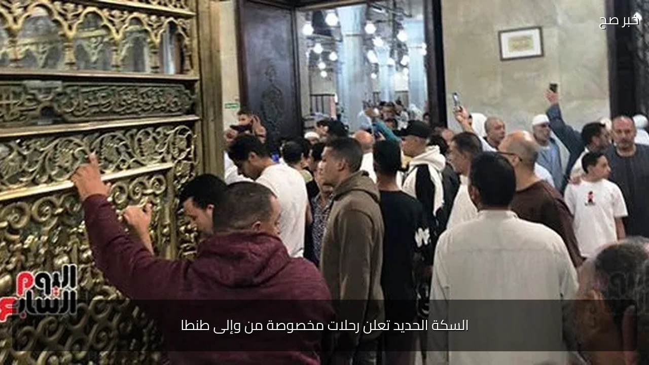 السكة الحديد تعلن رحلات مخصوصة من وإلى طنطا