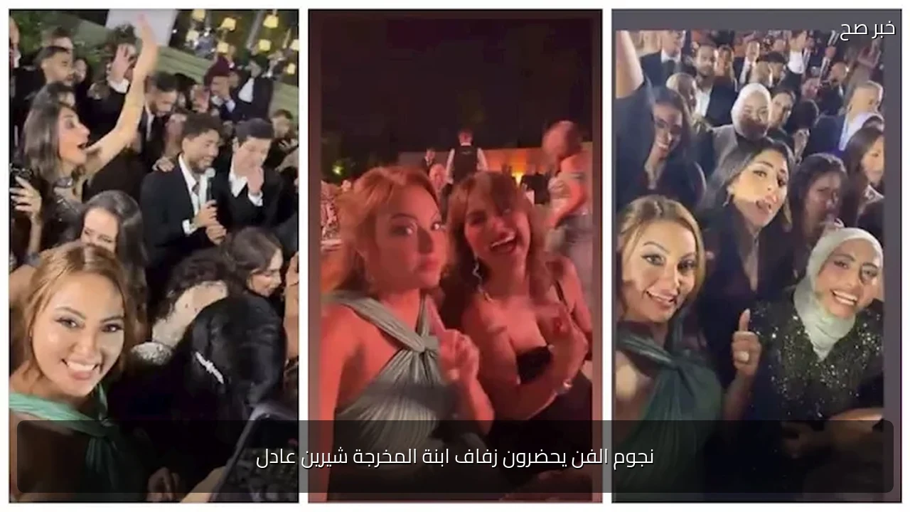 نجوم الفن يحضرون زفاف ابنة المخرجة شيرين عادل