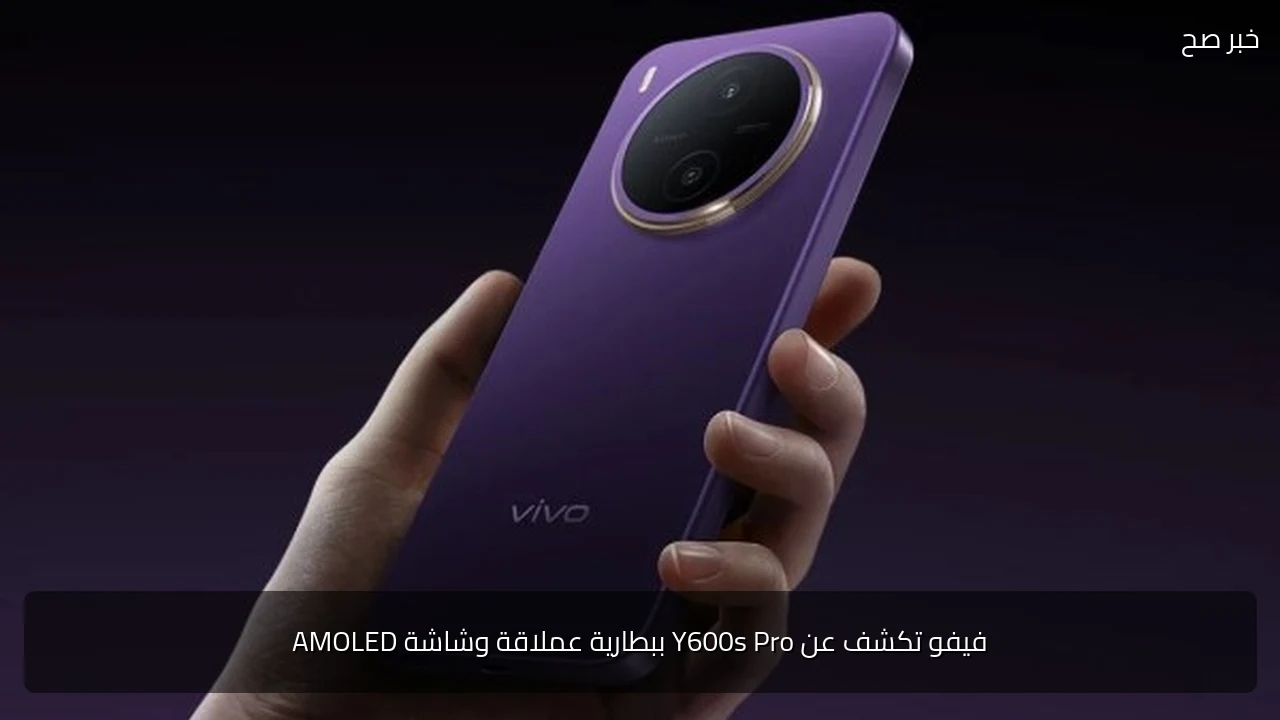 فيفو تكشف عن Y600s Pro ببطارية عملاقة وشاشة AMOLED