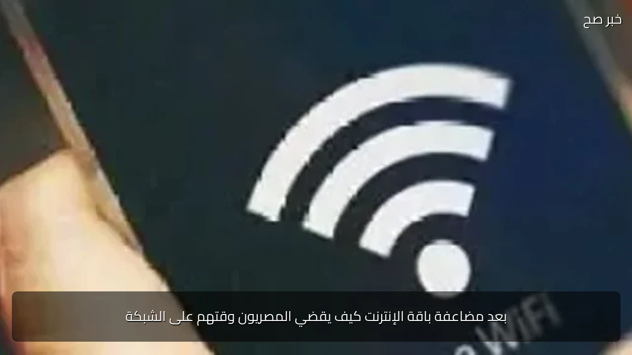 بعد مضاعفة باقة الإنترنت كيف يقضي المصريون وقتهم على الشبكة