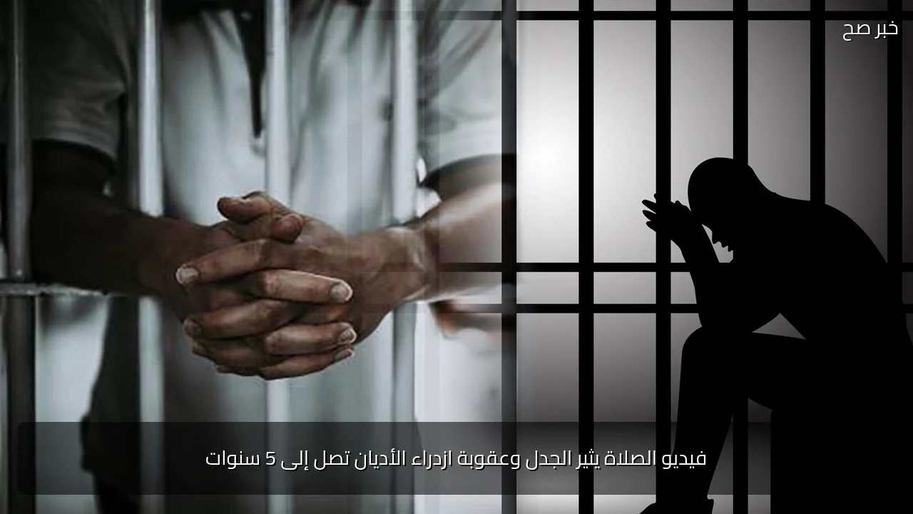 فيديو الصلاة يثير الجدل وعقوبة ازدراء الأديان تصل إلى 5 سنوات