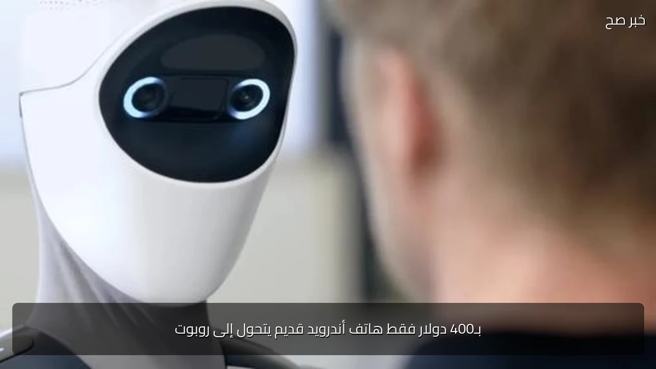 بـ400 دولار فقط هاتف أندرويد قديم يتحول إلى روبوت