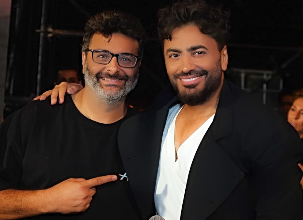 تامر حسني يغني مع مصطفى هريدي بمشهد من عمر وسلمى