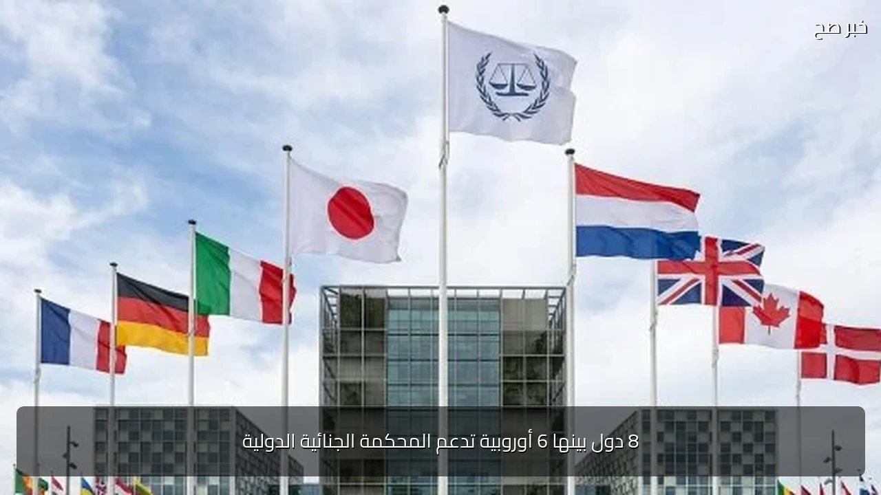 8 دول بينها 6 أوروبية تدعم المحكمة الجنائية الدولية