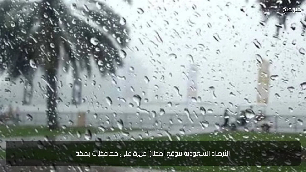 الأرصاد السعودية تتوقع أمطارًا غزيرة على محافظات بمكة