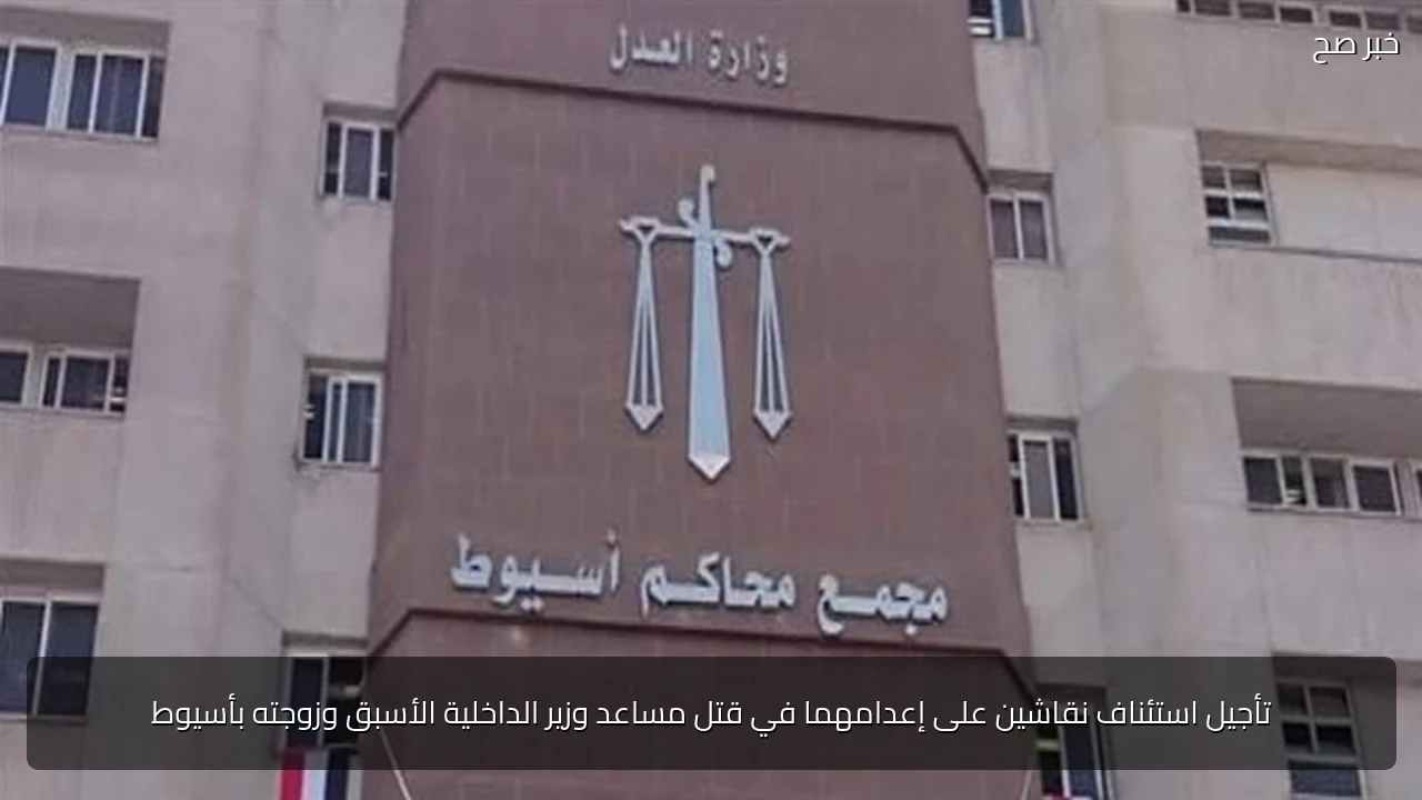 تأجيل استئناف نقاشين على إعدامهما في قتل مساعد وزير الداخلية الأسبق وزوجته بأسيوط