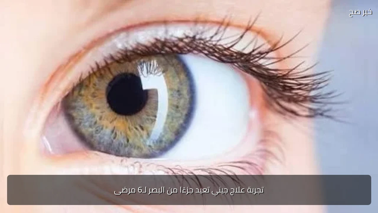 تجربة علاج جيني تعيد جزءًا من البصر لـ6 مرضى