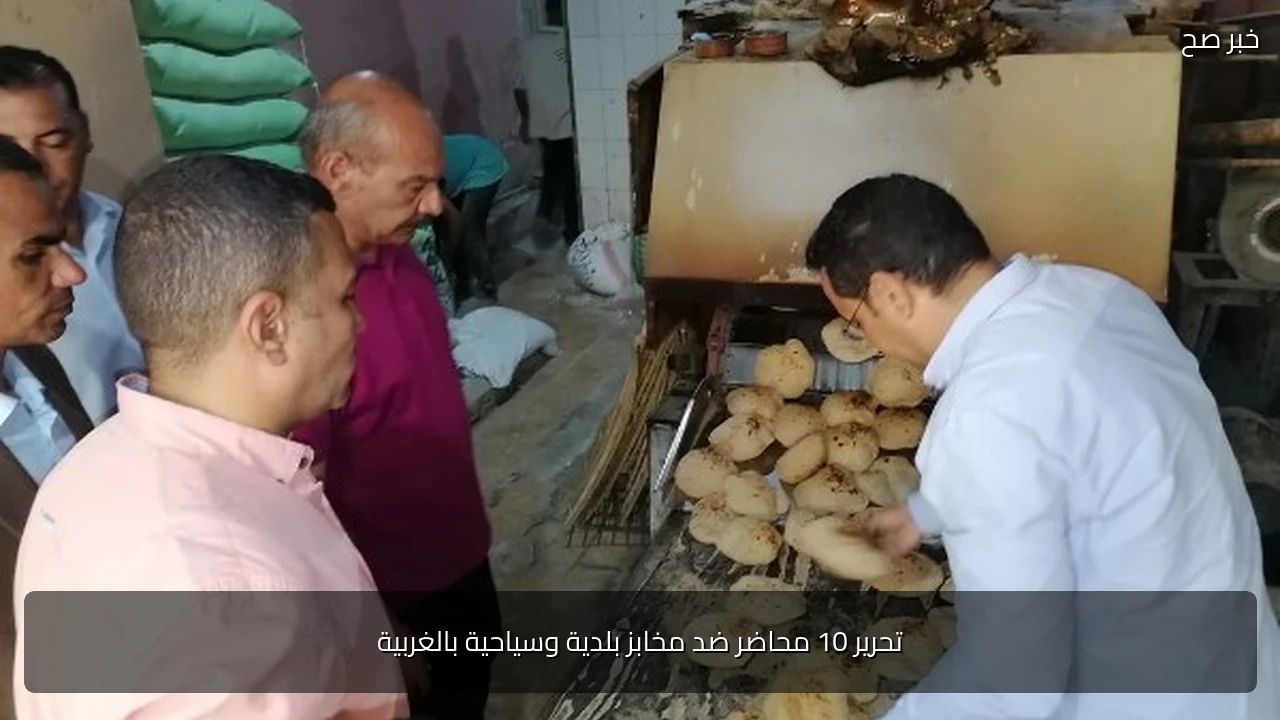تحرير 10 محاضر ضد مخابز بلدية وسياحية بالغربية