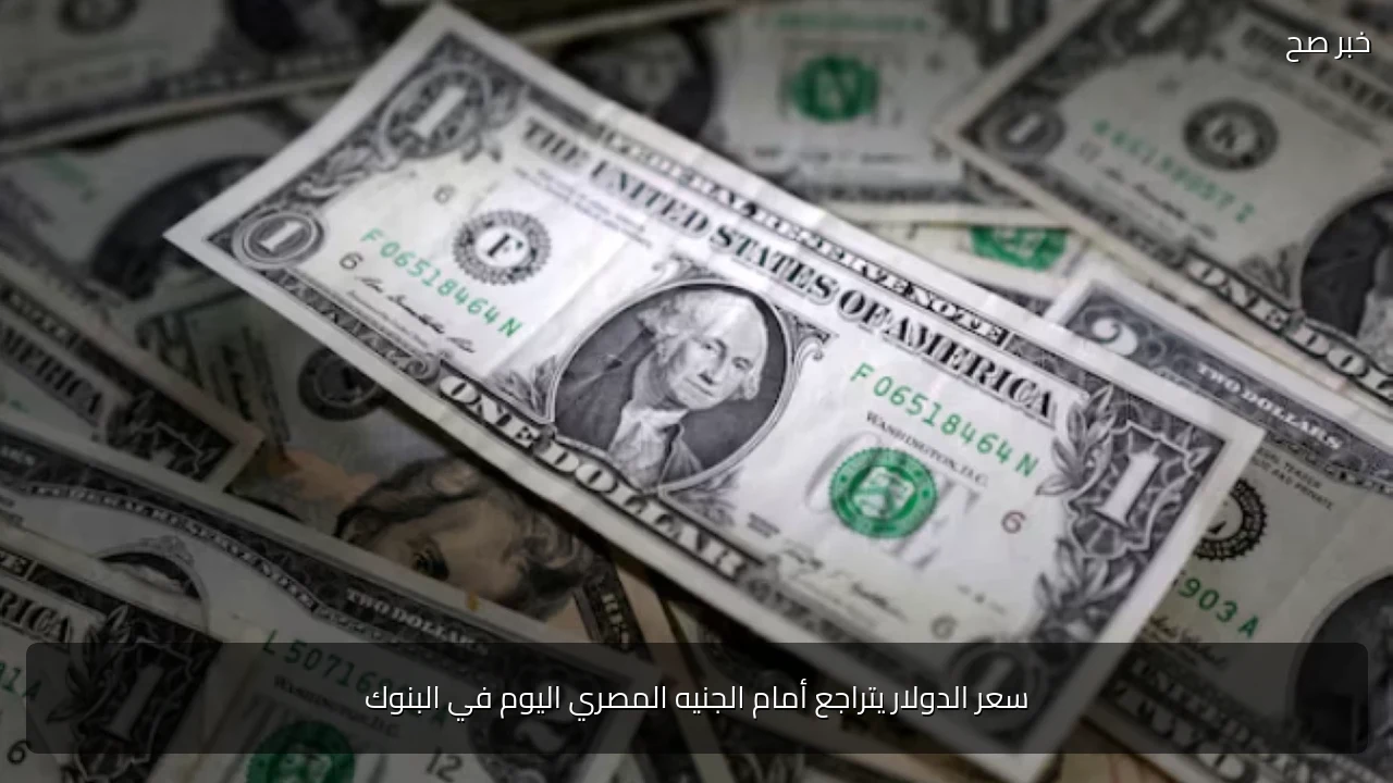 سعر الدولار يتراجع أمام الجنيه المصري اليوم في البنوك