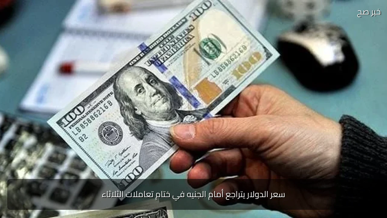 سعر الدولار يتراجع أمام الجنيه في ختام تعاملات الثلاثاء