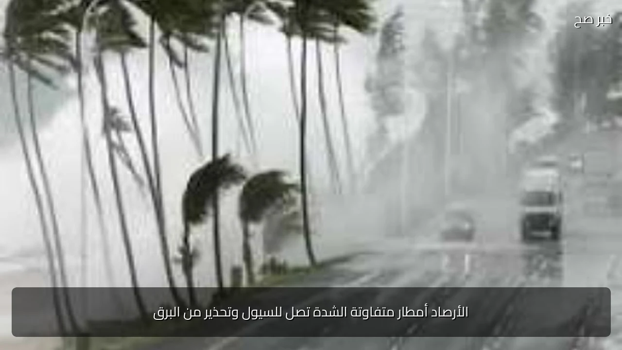 الأرصاد أمطار متفاوتة الشدة تصل للسيول وتحذير من البرق